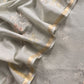 Sage Green Pure Mul Cotton Suit with Cross Stitch Embroidery