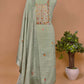 Embroidery linen Suit for daily wear 