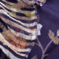 Navy Blue Kora Silk Suit Fabric With Appliqué Work And Hand Embroidery