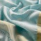 Powder Blue Handloom Banarasi Chanderi Silk Suit With Zari Weavnig