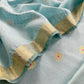 Powder Blue Handloom Banarasi Chanderi Silk Suit With Zari Weavnig