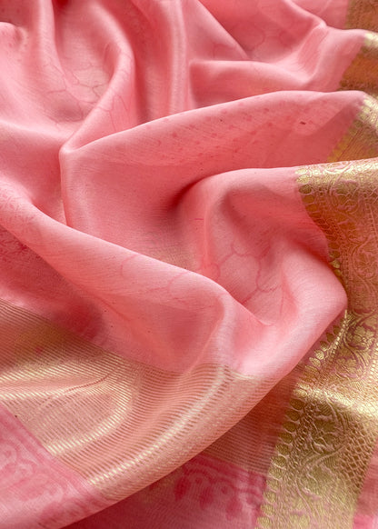 Banarasi chanderi suit set gifting for women

