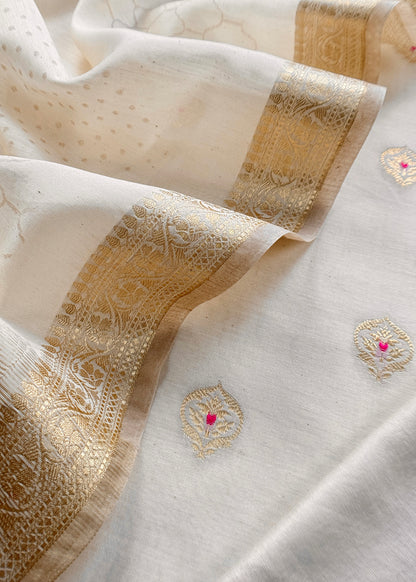Banarasi chanderi suit set gifting for women

