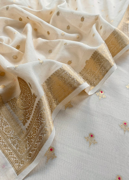 Banarasi silk suit set

