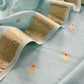 Pastel Blue Premium Banarasi Chanderi Silk Unstitched Suit With Dupatta