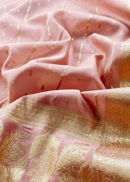 Banarasi chanderi suit set gifting for women

