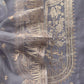 Luxe The Voilet Affair Pure Kora Silk Suit With Gold And Silver Pitta Handwork