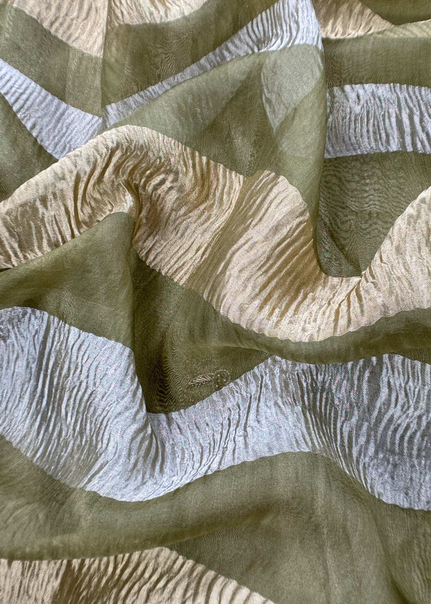 Gold purple Tissue silk Suit with Kingfisher Shikagarh Handwork