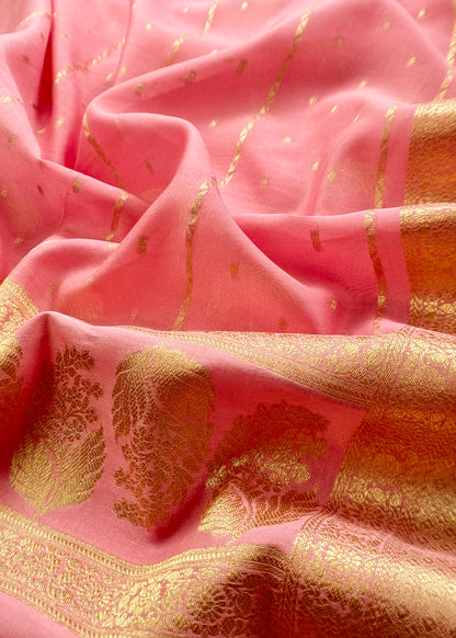 Banarasi chanderi suit set

