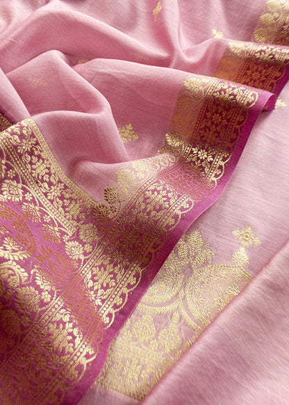 Banarasi chanderi suit set

