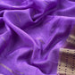 Purple Varanasi Silk Suit With Zari Weaving