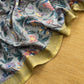 Yellow Pashmina Unstitched Suits With Kalamkari Dupatta