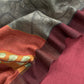 Maroon Pashmina Unstitched Suits With Kalamkari Dupatta