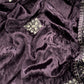 Affair Purple Velvet Silk Suit With Velvet Dupatta