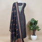 unstitched tussar suit with dupatta

