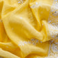 Yellow Lakhnavi Mulmul Suit With Dupatta
