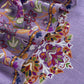 Chanderi unstitched suit with dupatta

