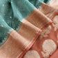 Pine Green and Rust Pure Varanasi Silk Suit with Zari Weaving