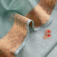 Sky Blue Handloom Silk Kurta And Kora Silk Dupatta with Meenakari Weaving