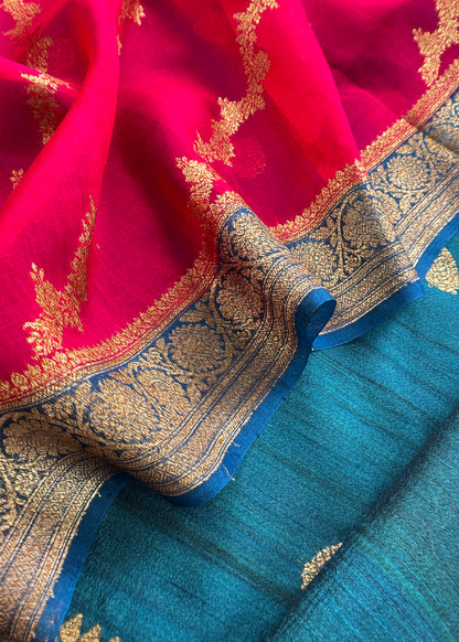 Indian ethnic wear rawsilk suit for bridal wear

