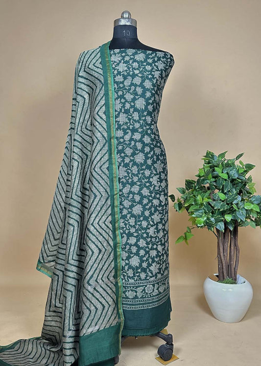 Pure Maheshwari Suit Sindhi Embroidery