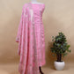 Pink Banarasi Chanderi Silk Suit in Zari Work