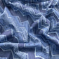 Indigo Blue Hand Block Suits Fabric In Pure Cotton