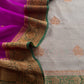 Pure raw silk suit with kadwa weaving

