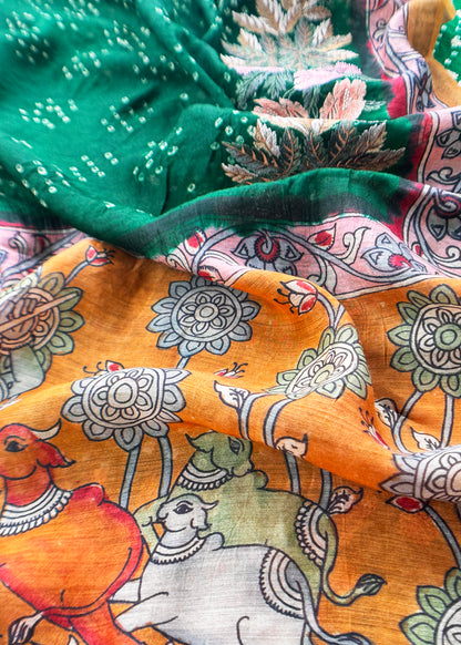 Buy party wear tussar silk suit for women

