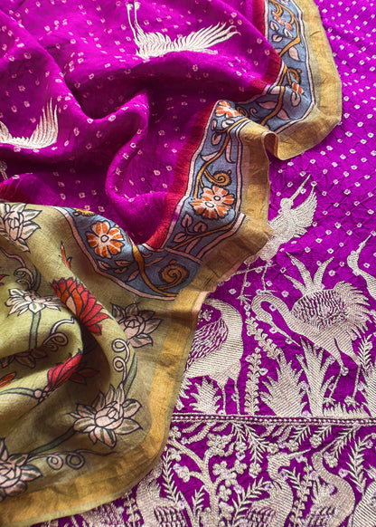 Buy best wedding wear tussar suit for women

