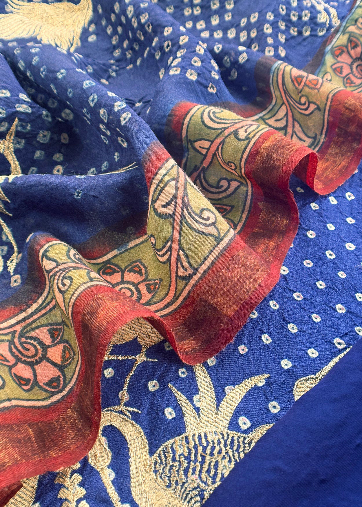 buy unstitched tussar suit set

