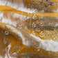 Luxe Yellow Organza Silk Suit Fabric And Zari Panel Dupatta With Dori And Gotapatti Handwork