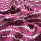 Berry Wine Kalamkari Maheshwari Silk Unstitched Suit With Tie-Dye Dupatta