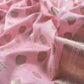 Baby Pink Banarasi Chanderi Silk Suit In Zari Work