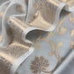 Sky Blue Banarasi Chanderi Silk Suit In Zari Work