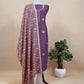 Wine Pure Banarasi Silk Kurta And Woven Patola Dupatta