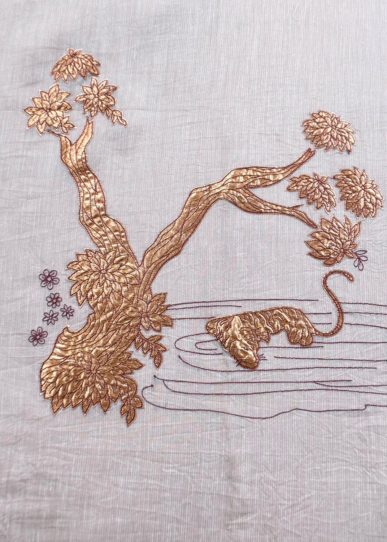mulmul unstitched suit with dupatta


