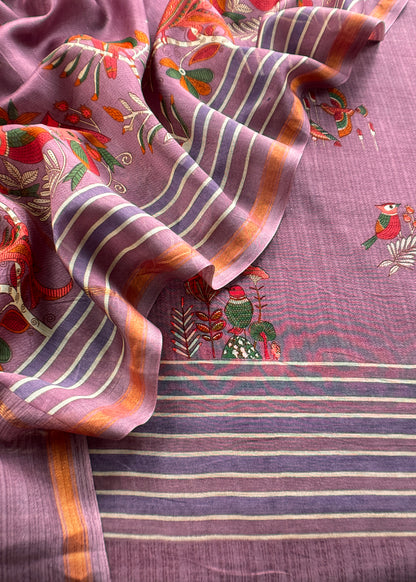 Pure maheshwari suit for women

