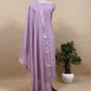 Guldasta 2025 Mauvish Pink Pure Silk Suit With Gold Weaving