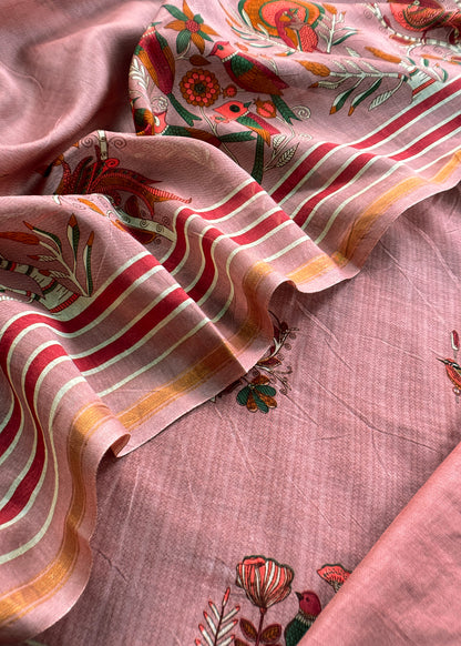 Summer wear maheshwari suit with dupatta

