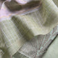 Green Chanderi Kurta With Appliqué Work And Dupatta With Jamdani Weaving