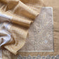 Yellow Chanderi Kurta With Appliqué Work And Dupatta With Jamdani Weaving