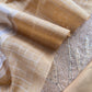 Yellow Chanderi Kurta With Appliqué Work And Dupatta With Jamdani Weaving