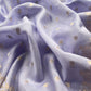 Guldasta 2025 Steel Blue Pure Silk Suit With Gold Weaving
