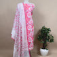 Light Pink Cotton Suit With Kota Embroidered Dupatta