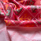 Classy Red Pure Banarasi Silk Kurta And Woven Patola Dupatta