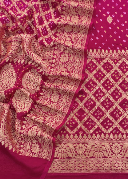 Luxury Redefined In Pure Georgette Gharchola Suit
