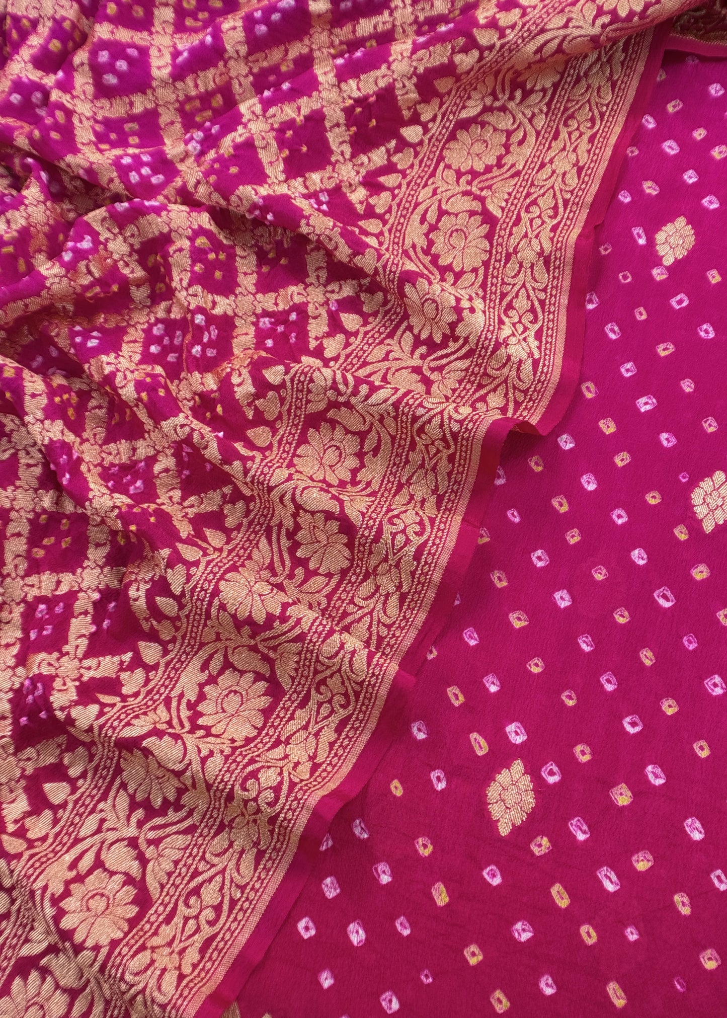 Luxury Redefined In Pure Georgette Gharchola Suit