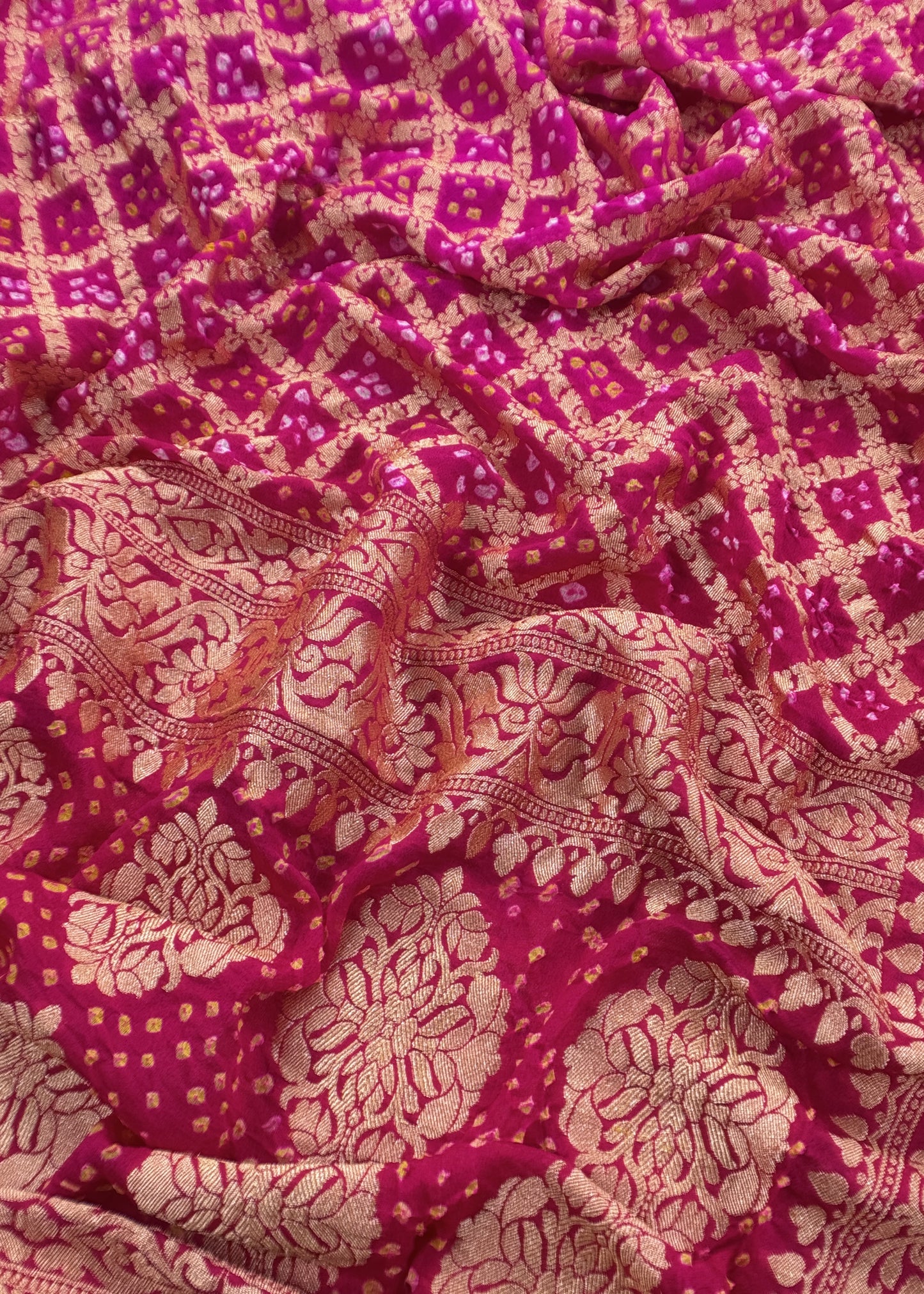 Luxury Redefined In Pure Georgette Gharchola Suit