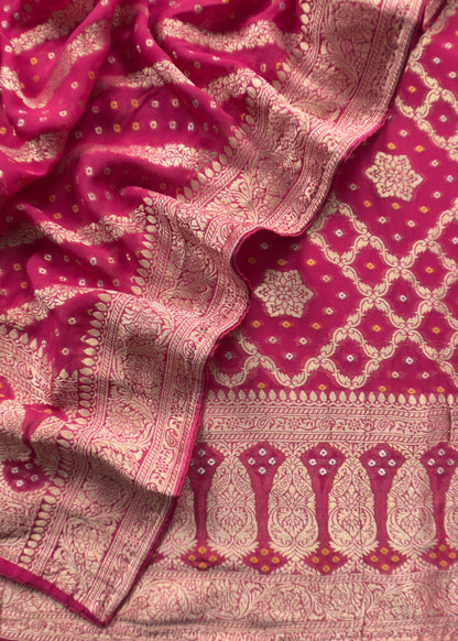 Georgette khaddi suit online at best price

